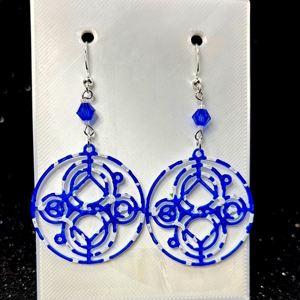 The Gridlock Loop Earrings